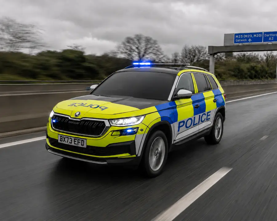 police car
